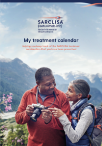 The SARCLISA treatment calendar.